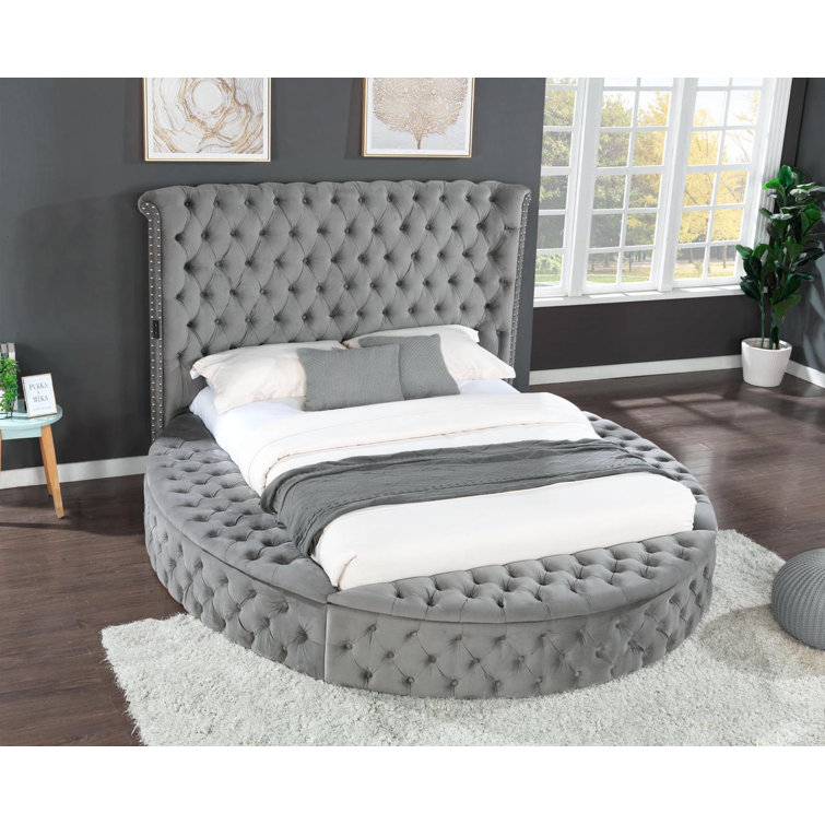 Rosdorf Park Taner Upholstered Standard 4 Piece Bedroom Set Wayfair